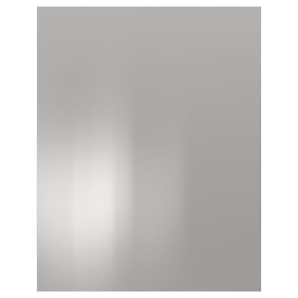Stainless steel kitchen panel, silver, square, modern industrial design.