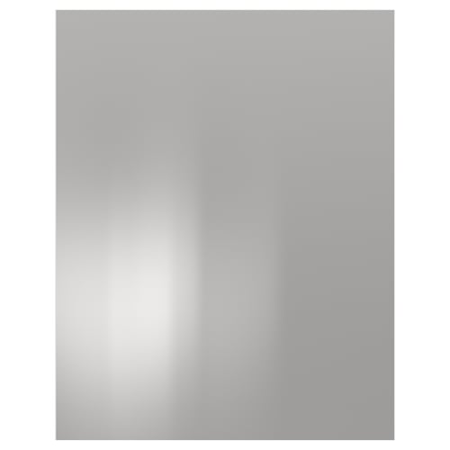 Stainless steel kitchen panel, silver, square, modern industrial design.