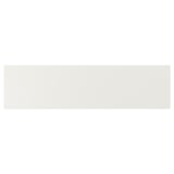 VEDDINGE white kitchen cabinet, rectangular, sleek, modern design.