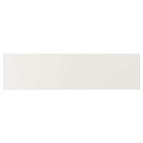 VEDDINGE white kitchen cabinet, rectangular, sleek, modern design.