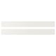 White VEDDINGE kitchen cabinet fronts, smooth and sleek, modern design, made from fibreboard with polyurethane and acrylic paint.