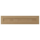 VEDHAMN oak-wood cabinet drawer, natural grain, rectangular design.