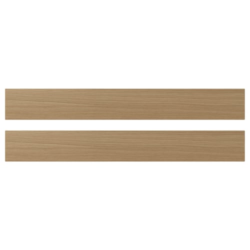 VEDHAMN light brown wooden strips, solid oak, natural grain detail.