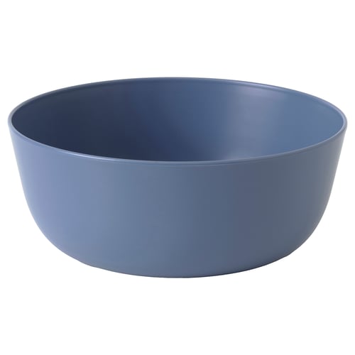 VITABBORRE blue bowl, simple round design, made of polypropylene plastic.