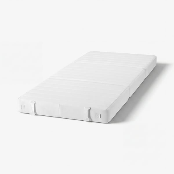 VITHÄLL Pocket spring mattress, foldable extra firm/white, 90x200 cm