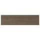 Walnut effect wood panel, minimalist design.