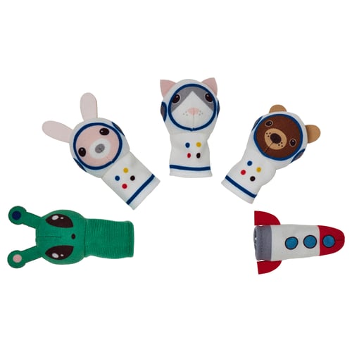 AFTONSPARV アフトンスパルヴ 指人形5点セット, マルチカラー