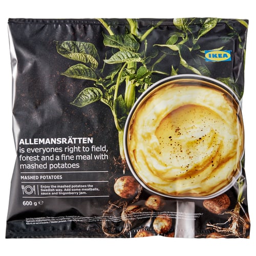 ALLEMANSRÄTTEN アレマンスレッテン マッシュポテト 冷凍, 600 g