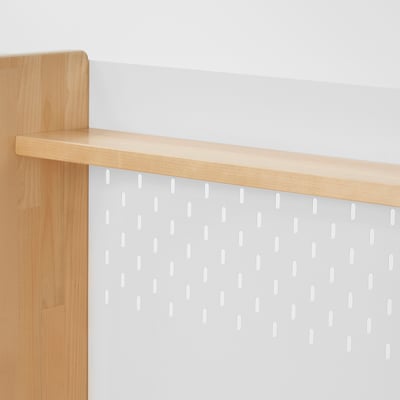 BERGLÄRKA ベリレルカ デスクトップ＆シェルフ, バーチ, 120x70 cm
