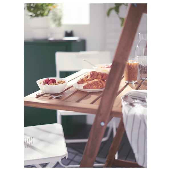 DJUPÖN ジューポーン 折りたたみテーブル, ブラウン