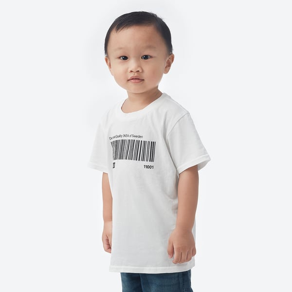 EFTERTRÄDA エフテルトレーダ Tシャツ, ホワイト, 98/110