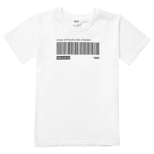 EFTERTRÄDA エフテルトレーダ Tシャツ, ホワイト, 98/110