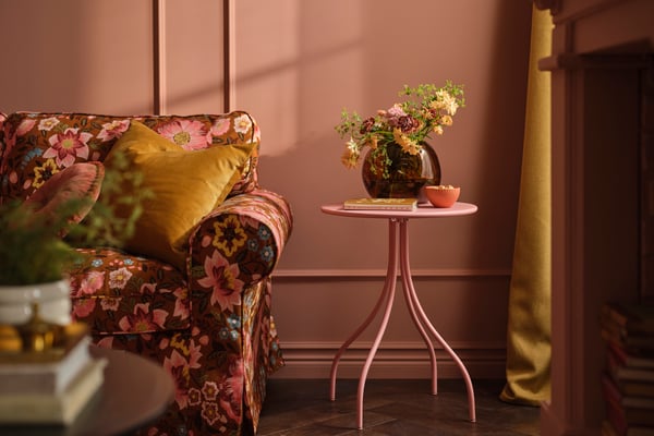 EKTORP エークトルプ 2人掛けソファ, モングビーン ブラウン/マルチカラー