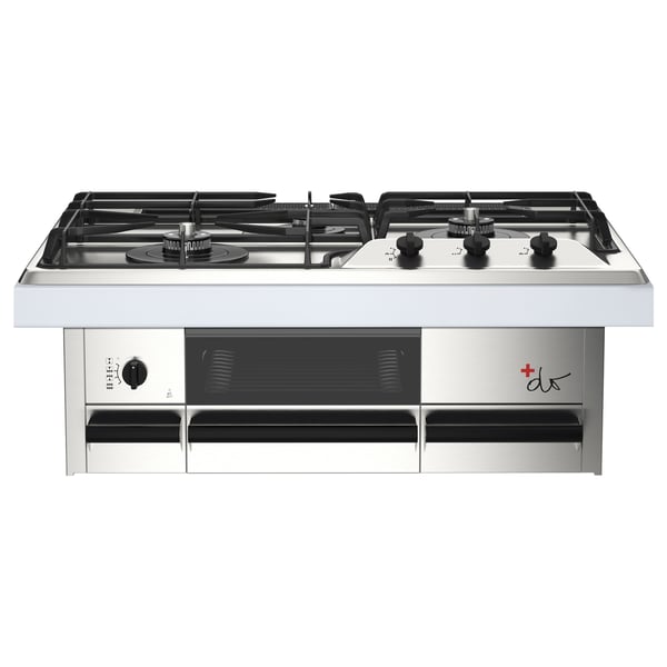 ELDIG F2 HGA3 LP エルディッグ F2 HGA3 LP LPGガスコンロ グリル付き, ステンレススチール