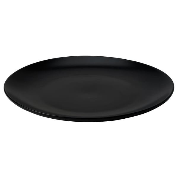 FÄRGKLAR フェルグクラー プレート, マット ダークグレー, 26 cm