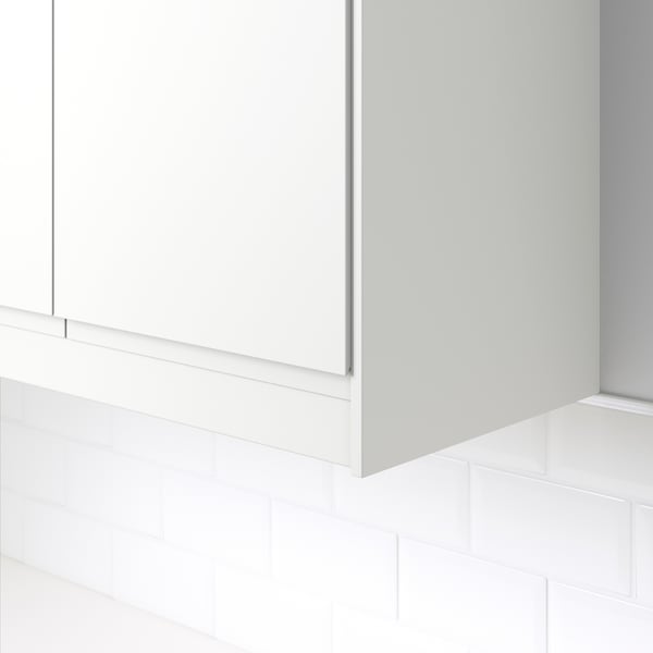 FÖRBÄTTRA フォルベットラ 面取Rデコストリップ/モールディング, マットホワイト, 221 cm