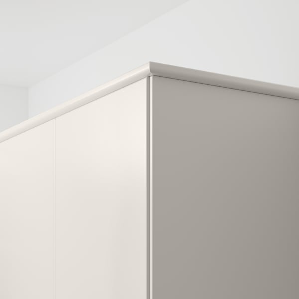FÖRBÄTTRA フォルベットラ 面取Rデコストリップ/モールディング, ホワイト, 221 cm