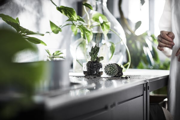 GRILLSKÄR グリルシェール キッチンアイランド シェルフユニット, ステンレススチール, 86x61 cm
