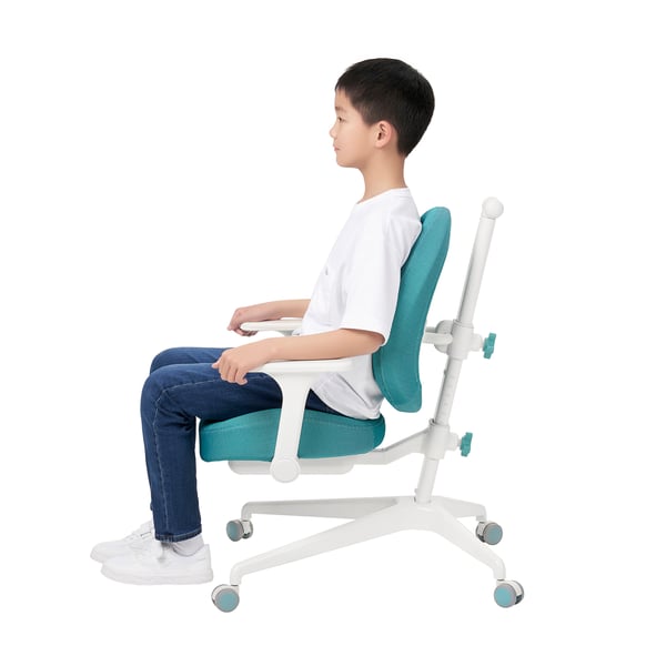 GUNRIK グンリーク 子ども用デスクチェア, ターコイズ