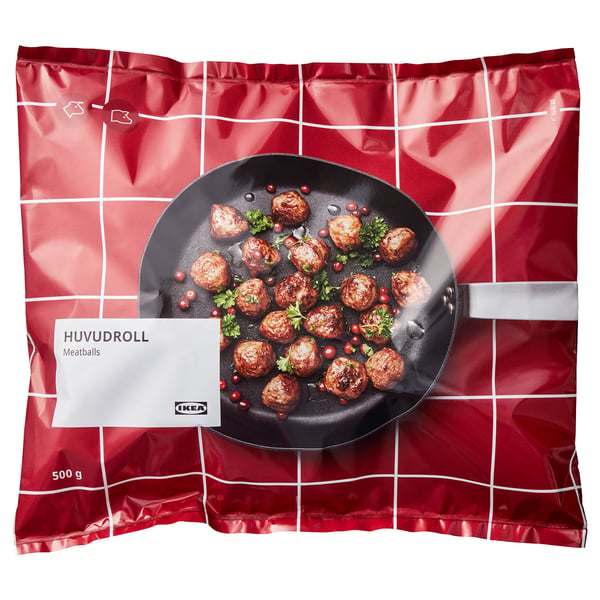 HUVUDROLL フヴドロル ミートボール, 冷凍, 500 g