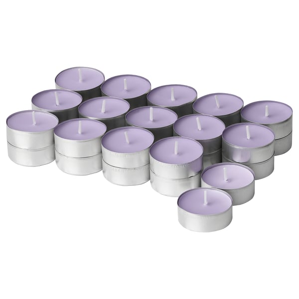 JÄMNMOD イェムンモード アロマティーライトキャンドル, スイートピー/パープル, 3.5 時間