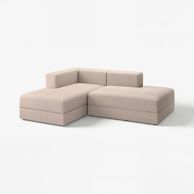 JÄTTEBO イェッテボ 寝椅子モジュール, サムサーラ グレーベージュ