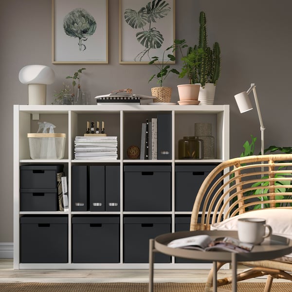KALLAX カラックス シェルフユニット, ホワイト, 112x147 cm