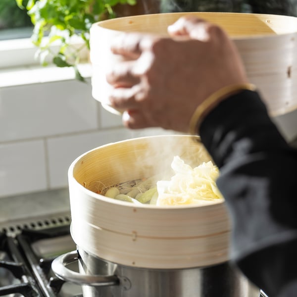 KLOCKREN クロックレン 蒸し器, 竹, 5.0 l