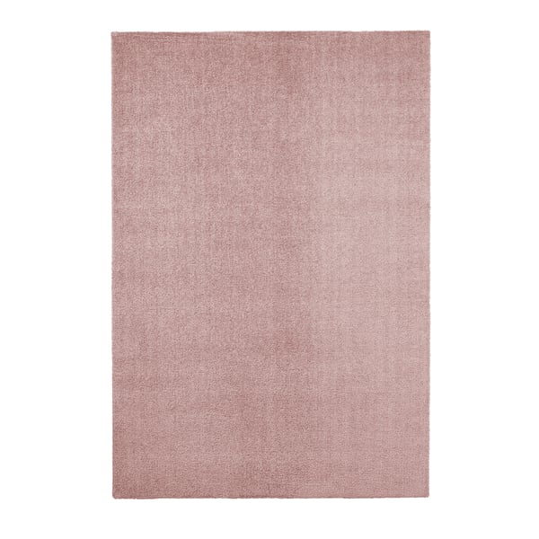 KNARDRUP クナールドルップ ラグ パイル短, ペールピンク, 133x195 cm