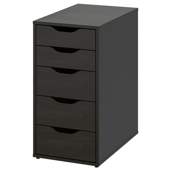 LAGKAPTEN ラグカプテン / ALEX アレクス デスク, ブラックブラウン/ブラック, 140x60 cm
