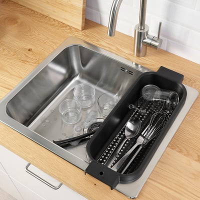 LILLHAVET リルハーヴェト 水切りボウル, チャコール