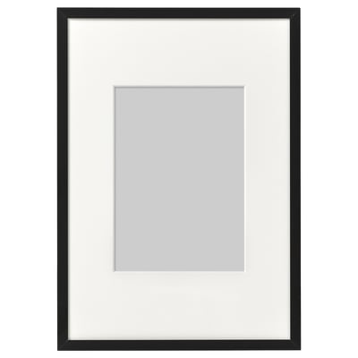 LOMVIKEN ロムヴィーケン フレーム, ブラック, 21x30 cm