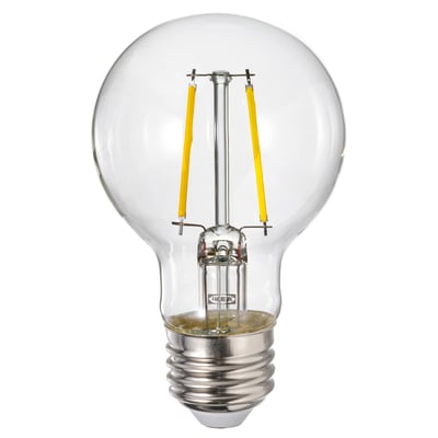 LUNNOM ルッノム LED電球 E26 150ルーメン, 球形 クリア