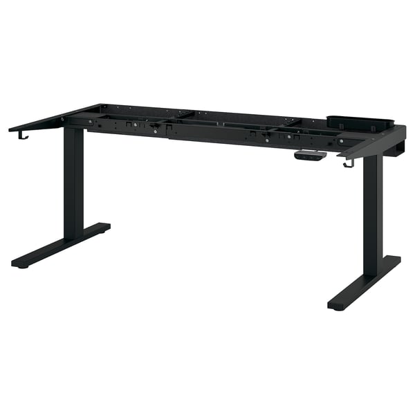 MITTZON ミッツォーン 下部フレーム 昇降式 デスク用, 100V/ブラック, 120/140/160x80 cm