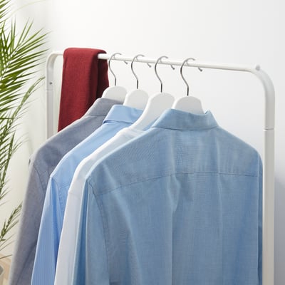 MULIG ムーリッグ ハンガーラック, ホワイト, 74x90 cm