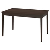 NÄSINGE ネースィンゲ 伸長式テーブル, ダークブラウン ステイン仕上げ/ビーチ材突き板, 130/190x80 cm