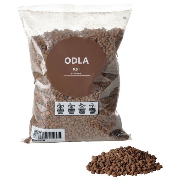 ODLA オードラ 園芸用土, クレイペブル, 0.5 l