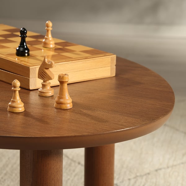 ÖRTRÄSK オールトレスク コーヒーテーブル, ブラウン アッシュ材突き板, 110x68 cm