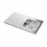 OLOFSJÖN オロフショーン ワークトップ 一体型シンク1点付き, ステンレススチール, 120x65.0 cm