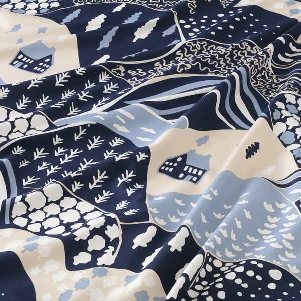 PENDELKAKTUS ペンデルカクトゥス カットクロス, 山/マルチカラー, 150x300 cm