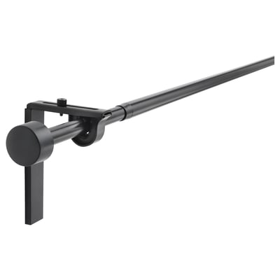 RÄCKA レッカ カーテンポールコンビネーション, ブラック, 120-210 cm