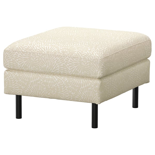 SALTSJÖBADEN サルトショバーデン オットマン, ヴィタンギ ライトベージュ/ホワイト