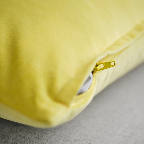 SANELA サネーラ クッションカバー, ライトイエロー, 40x58 cm