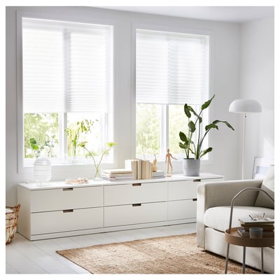 SCHOTTIS ショッティス プリーツスクリーン, ホワイト, 90x190 cm