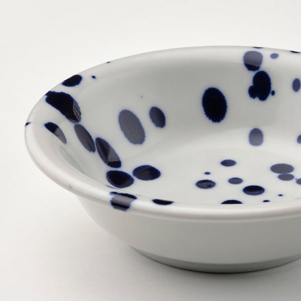 SILVERSIDA スィルヴェルシダ ボウル, 模様入り/ブルー, 11 cm