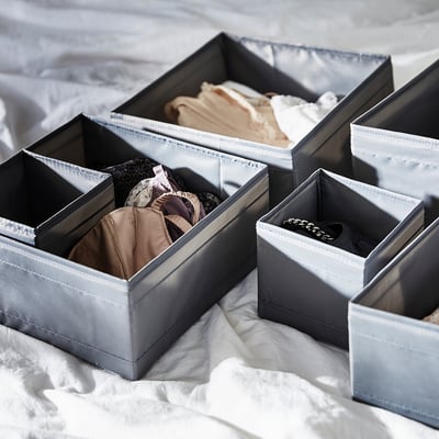 SKUBB スクッブ ボックス6点セット, ダークグレー
