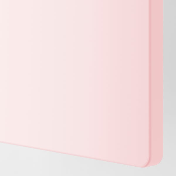 SMÅSTAD スモースタード / PLATSA プラッツァ ワードローブ, ホワイト/ペールピンク, 60x57x123 cm