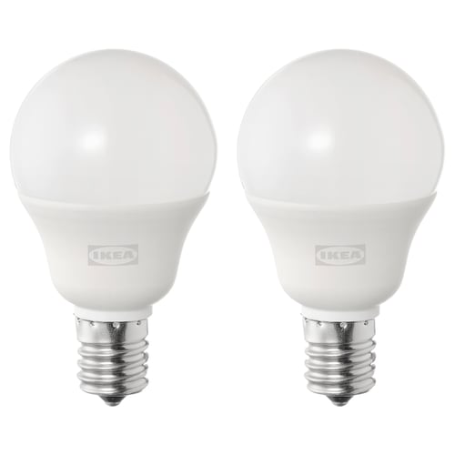 SOLHETTA ソールヘッタ LED電球 E17 440ルーメン, 球形 オパールホワイト