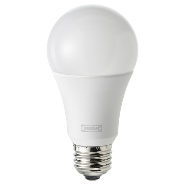 SOLHETTA ソールヘッタ LED電球 E26 1520ルーメン, 調光可能/球形 オパールホワイト