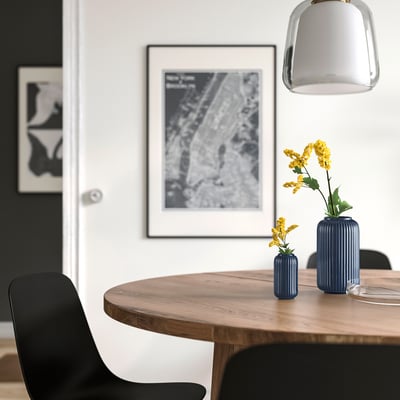 STILREN スティルレーン 花瓶, ダークブルー, 22 cm